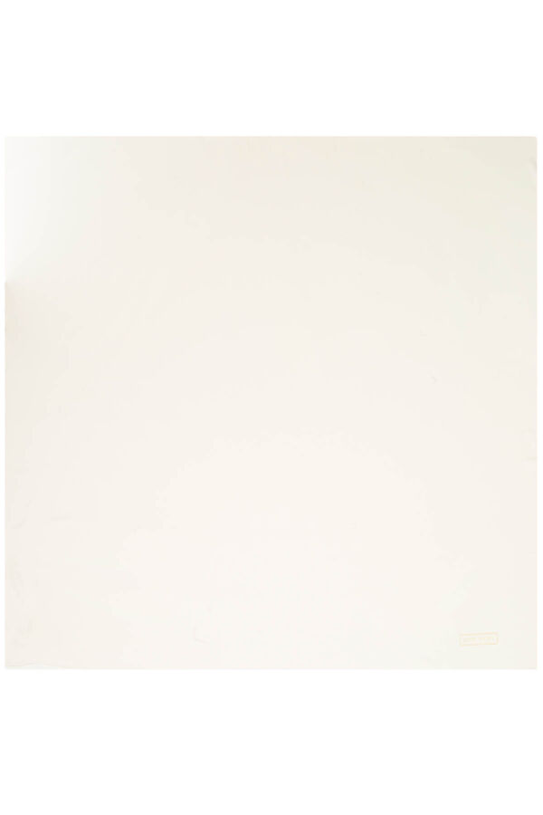 Ekru 90X90 Sport Twill Eşarp - 1