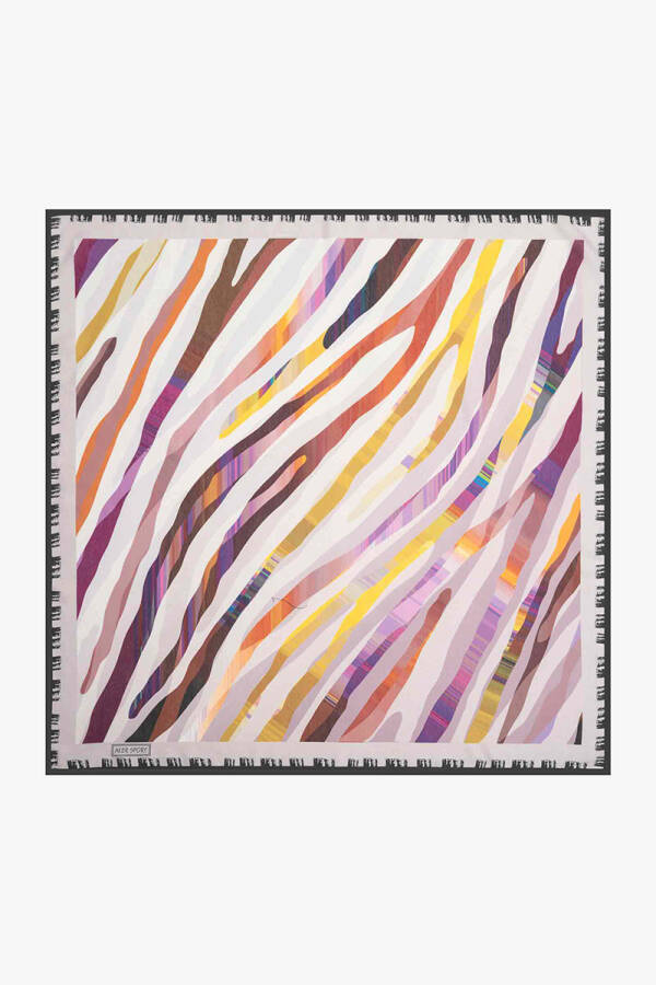 Geometrik Desenli 90X90 6776223 Wooltouch - 1