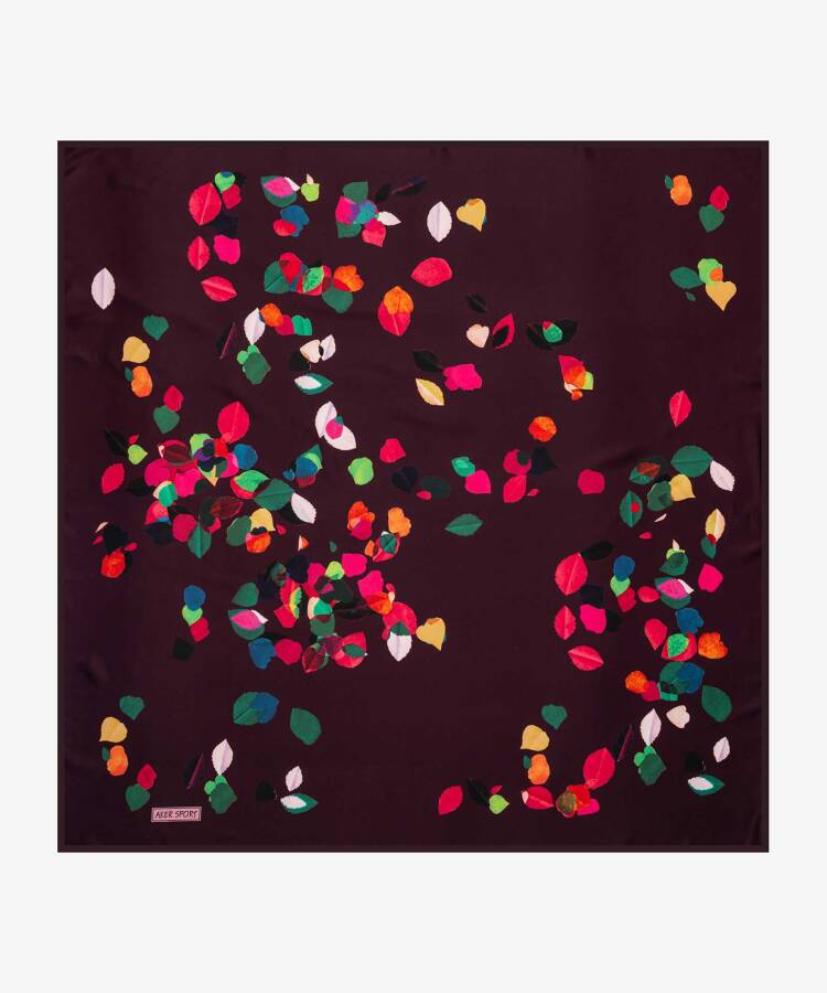 Çiçek Desenli 90X90 6933769 Aker Sport Rayon - 1