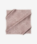 Pudra 90X90 İpek Krep Saten Eşarp 
