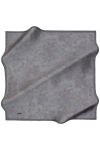 Gri 90X90 İpek Krep Saten Eşarp 