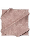 Pembe 90X90 İpek Krep Saten Eşarp 