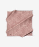 Pembe 90X90 İpek Krep Saten Eşarp - 2