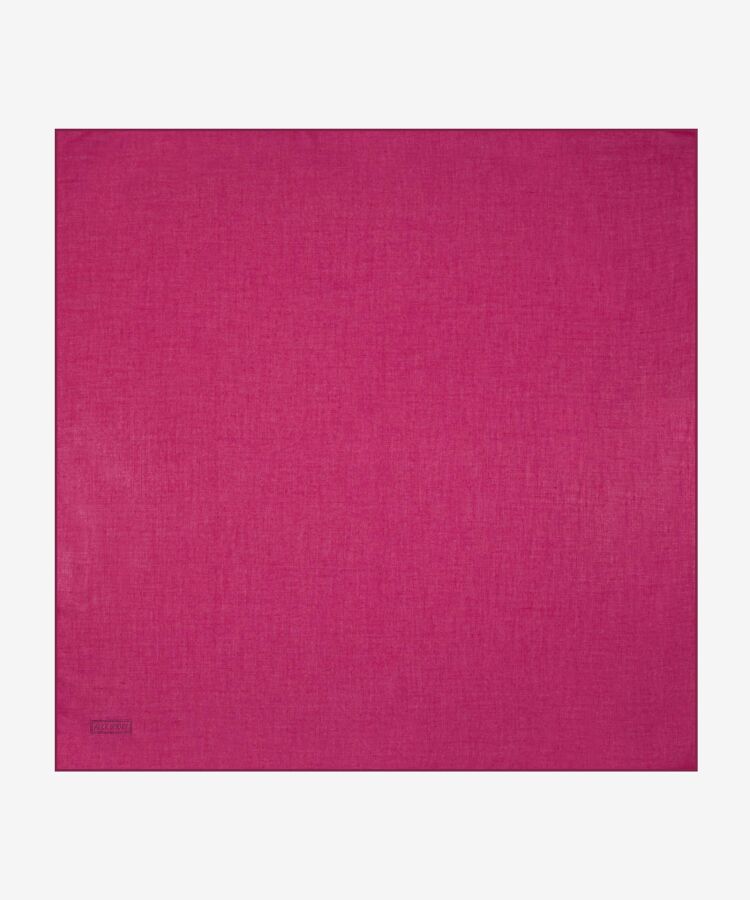 Koyu Pembe 90X90 Düz Wooltouch Eşarp - 1