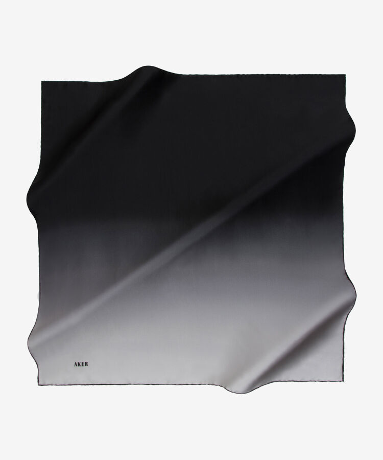 Renkli 90X90 İpek Krep Saten Eşarp - 2