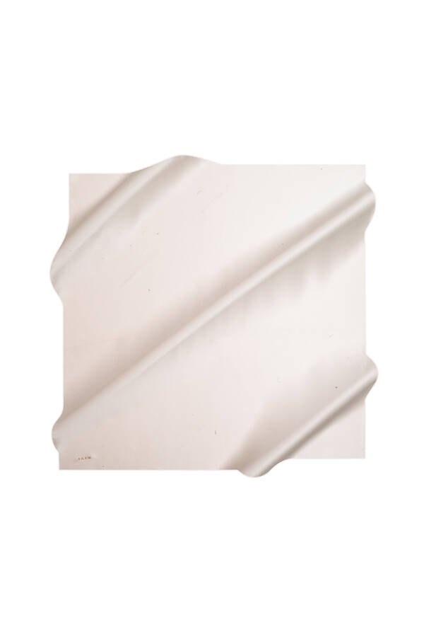 Düz Renk 90X90 Aker Düz Taşlanmış İpek Krep Saten Eşarp - 1