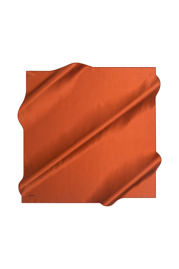 Düz Renk 90X90 Aker Düz Tivil Eşarp - 1