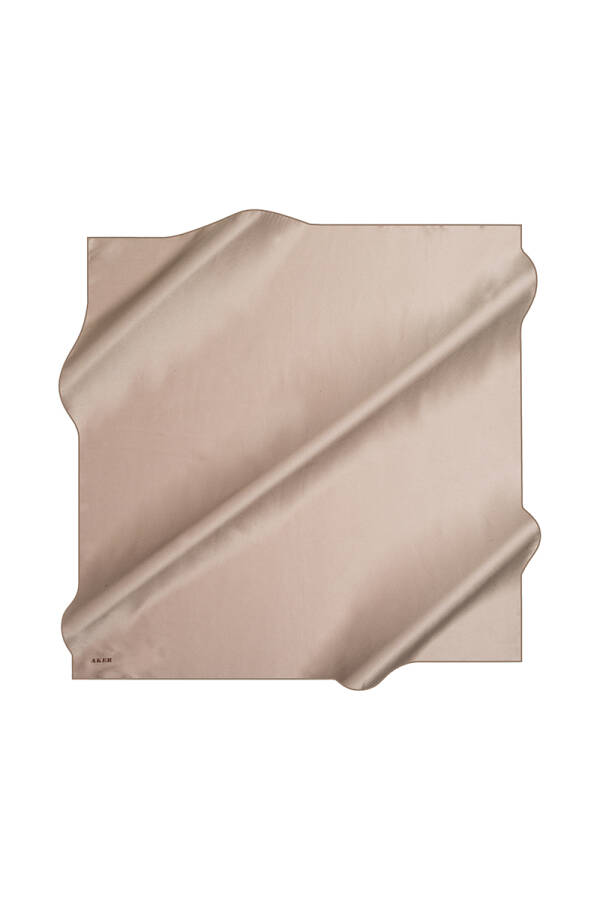 Düz Renk 90X90 Aker Düz Tivil Eşarp - 1