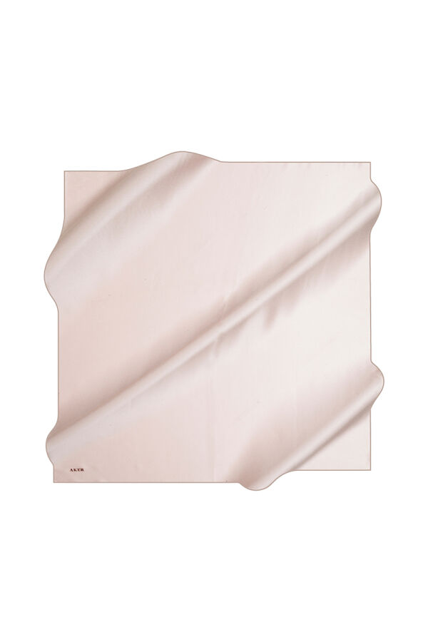 Pudra 90X90 Düz Twill Eşarp - 1