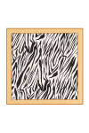 Zebra Desenli 90X90 Aker Polyester Tivil 