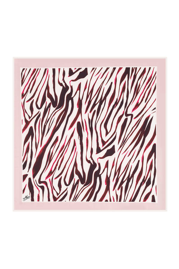 Zebra Desenli 90X90 Aker Polyester Tivil - 1