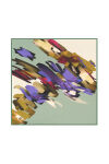Açık Yeşil 90X90 Polyester Twill Eşarp 