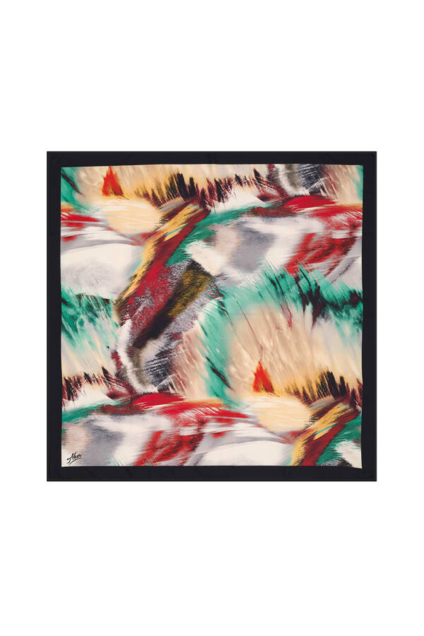 Fırça Desenli 90X90 Aker Polyester Tivil - 1