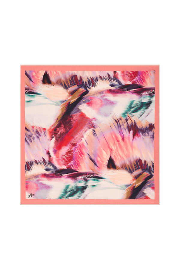 Fırça Desenli 90X90 Aker Polyester Tivil - 1