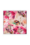 Çiçek Desenli 90X90 Aker Polyester Tivil 