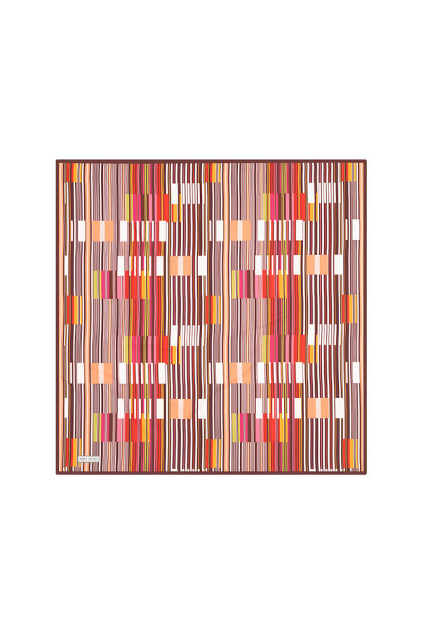 Geometrik Desenli 90X90 Angel - 1