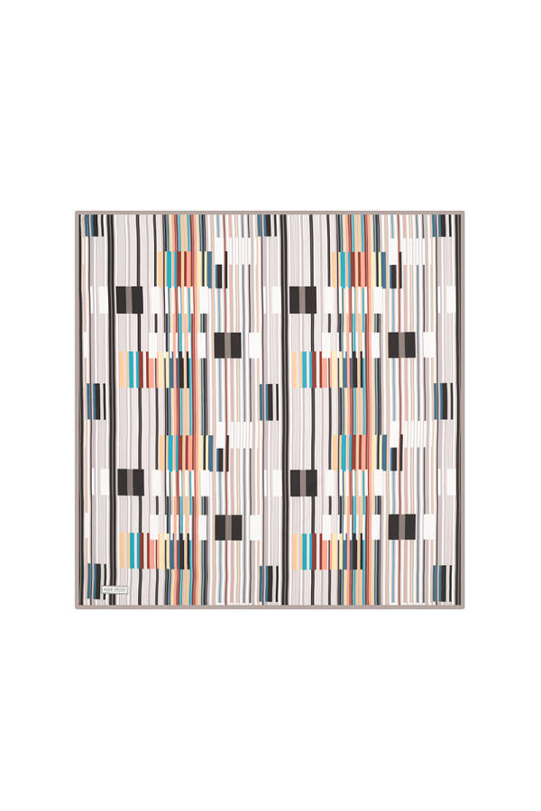 Geometrik Desenli 90X90 Angel - 1