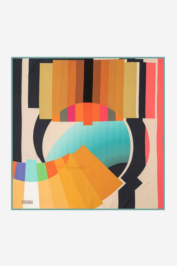Geometrik Desenli 90X90 Angel - 1