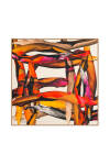 Geometrik Desenli 90X90 Aker Angel Eşarp 