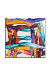 Geometrik Desenli 90X90 Aker Angel Eşarp 