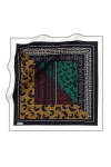 Renkli 90X90 Cacharel Tivil Eşarp 