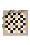 Geometrik Desenli 90X90 Cacharel Tivil Eşarp 
