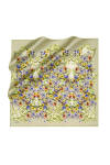 Renkli 90X90 İpek Twill Eşarp 