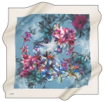 Renkli 90X90 İpek Koton - Yaz Serinliği