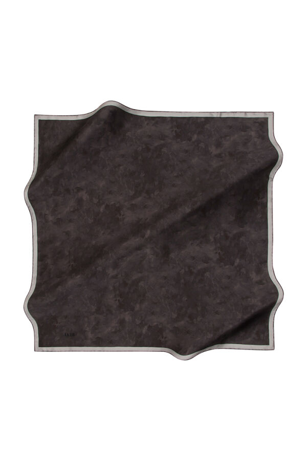Renkli 90X90 Aker İpek Koton Eşarp - Aker