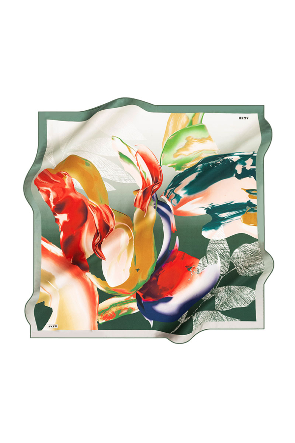 Renkli 90X90 İpek Koton - 1