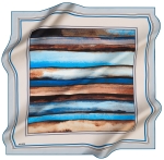 Renkli 90X90 İpek Krep Saten 