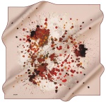 Renkli 90X90 İpek Krep Saten 