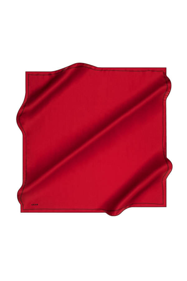 Renkli 90X90 İpek Krep Saten - Aker