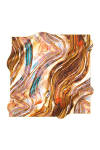 Renkli 90X90 İpek Krep Saten 