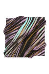 Geometrik Desenli 90X90 İpek Krep Saten 