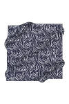 Geometrik Desenli 90X90 İpek Krep Saten 