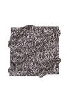 Geometrik Desenli 90X90 İpek Krep Saten 