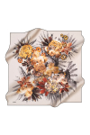 Renkli 90X90 İpek Krep Saten 