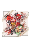 Renkli 90X90 İpek Krep Saten 