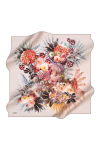 Renkli 90X90 İpek Krep Saten 