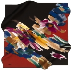 Renkli 90X90 İpek Krep Saten - 1