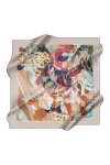 Renkli 90X90 İpek Krep Saten 