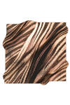 Geometrik Desenli 90X90 İpek Tivil 