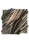 Geometrik Desenli 90X90 İpek Tivil 