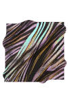 Geometrik Desenli 90X90 İpek Tivil 