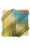 Geometrik Desenli 90X90 İpek Tivil 