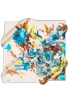 Yeşil 90X90 İpek Tivil 