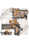 Renkli 90X90 İpek Tivil 