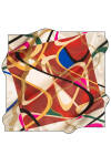 Renkli 90X90 İpek Tivil 