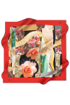 Renkli 90X90 İpek Tivil 